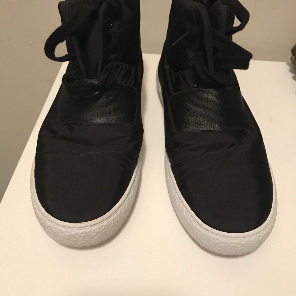 Hightop Nylon Chanel Sneakers